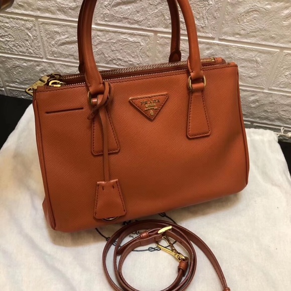 Prada Handbags - Sold-Prada Small Galleria Saffiano leather bag